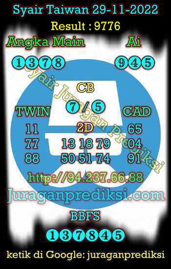 prediksi taiwan 29 november 2022, syair taiwan hari ini selasa 29-11-2022, angka keluar togel taiwan, toto jitu taiwan hari ini akurat