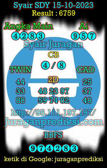 prediksi sdy 15 oktober 2023, syair sdy hari ini minggu 15-10-2023, prediksi syair sydney 15 oktober 2023, prediksi sdy jp jitu dan akurat