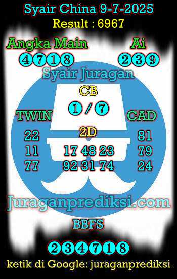prediksi china 9 juli 2025, syair china hari ini rabu 9-7-2025, bocoran china, prediksi china akurat, syair china, prediksi china jitu