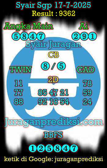 prediksi sgp 17 juli 2025, syair sgp hari ini kamis 17-7-2025, prediksi syair singapore 17 juli 2025, prediksi sgp jp jitu dan akurat