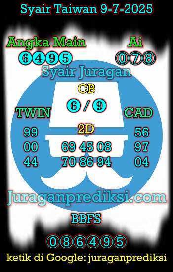 prediksi taiwan 9 juli 2025, syair taiwan hari ini rabu 9-7-2024, angka keluar togel taiwan, toto jitu taiwan 9 juli 2025 akurat
